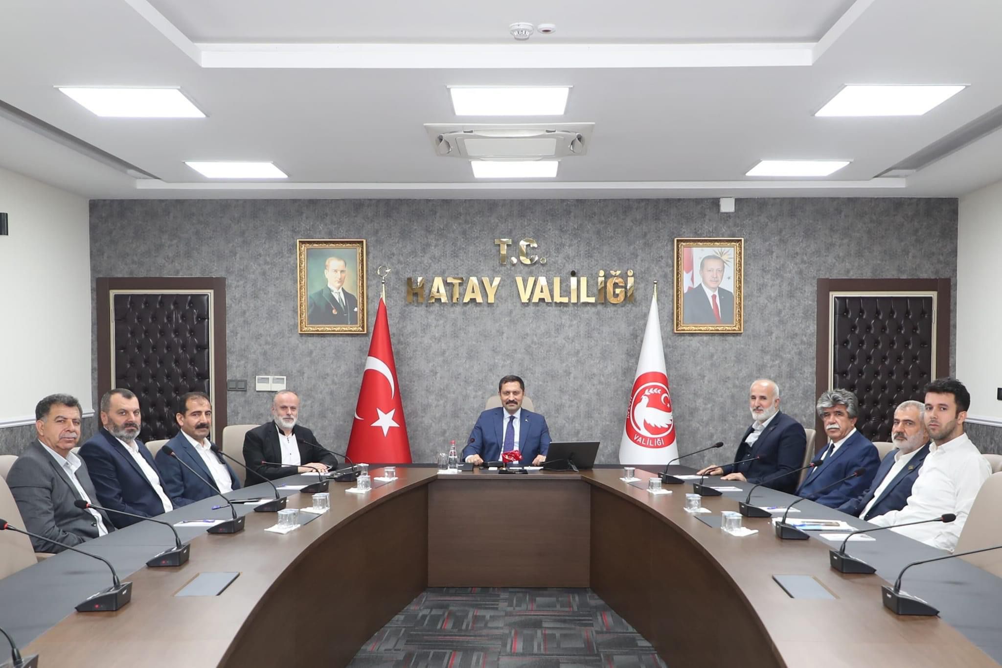 EHDAV GENEL BAŞKANI ALİ YERAL’DAN HATAY VALİSİ MASATLI’YA ZİYARET